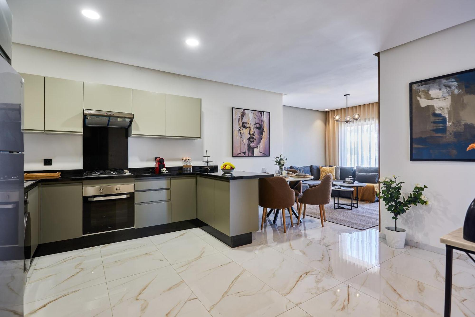 Appartamento Sleek And Modern 2-Bed Unit In Downtown Casa Casablanca Esterno foto