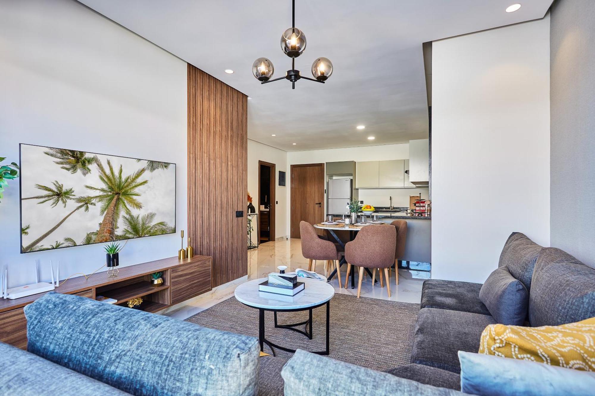 Appartamento Sleek And Modern 2-Bed Unit In Downtown Casa Casablanca Esterno foto