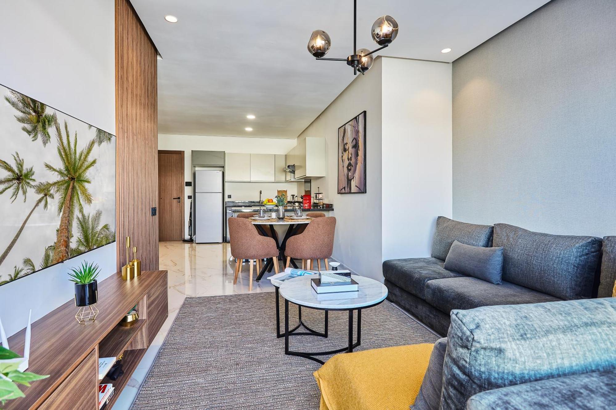 Appartamento Sleek And Modern 2-Bed Unit In Downtown Casa Casablanca Esterno foto