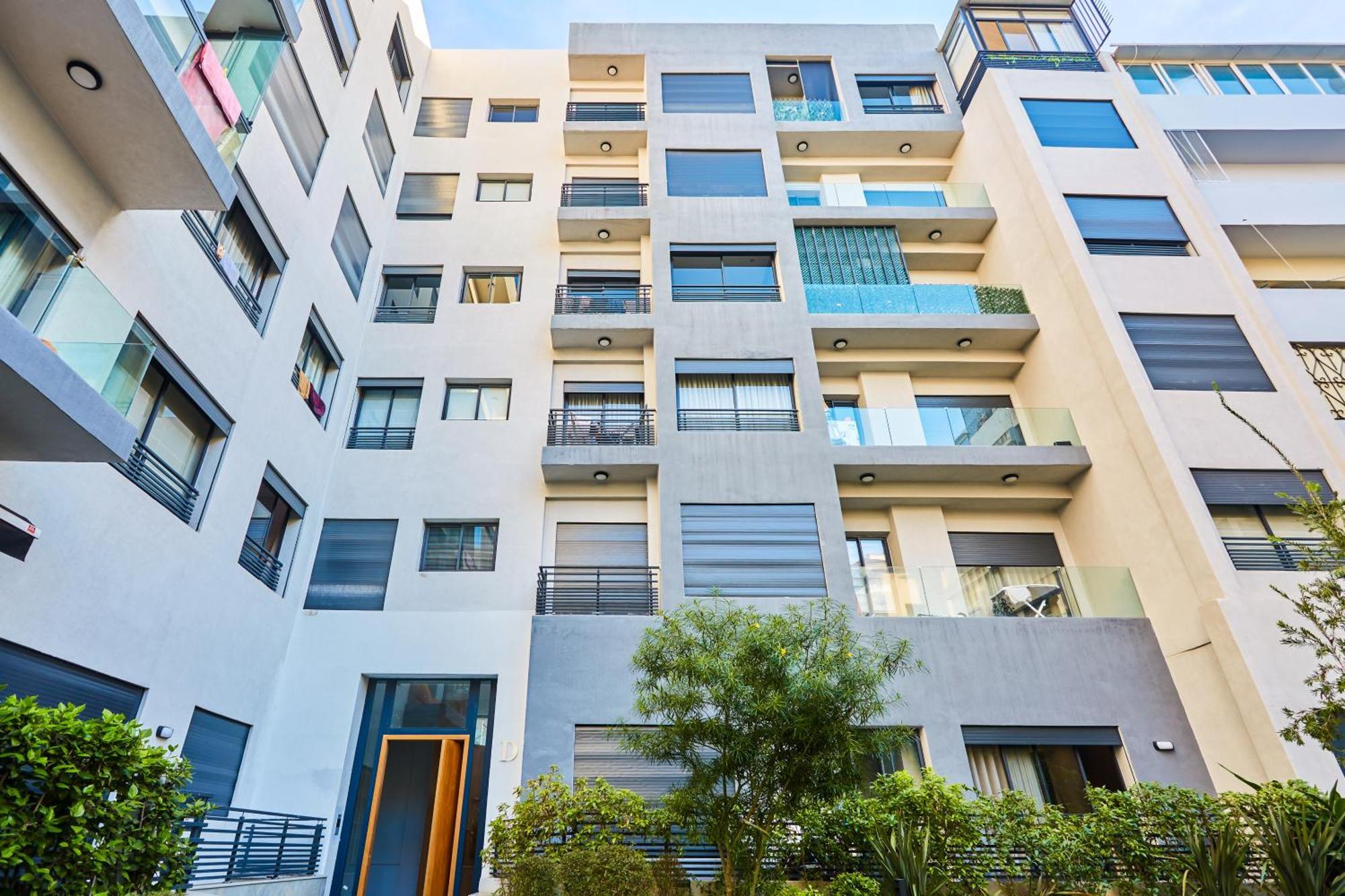 Appartamento Sleek And Modern 2-Bed Unit In Downtown Casa Casablanca Esterno foto